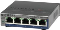 NETGEAR ProSAFE Unmanaged Plus Switch - GS105E - 5 Gigabit Ethernet poorten - thumbnail