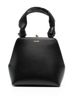 Jil Sander sac porté épaule en cuir - Noir