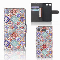 Sony Xperia XZ1 Compact Bookcase Tiles Color