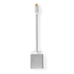 Nedis Mini DisplayPort-Kabel | Mini-DisplayPort Male naar DVI-D 24+1-Pins Female | 0.2 m | 1 stuks - CCTB37750AL02 CCTB37750AL02