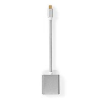 Nedis Mini DisplayPort-Kabel | Mini-DisplayPort Male naar DVI-D 24+1-Pins Female | 0.2 m | 1 stuks - CCTB37750AL02 CCTB37750AL02