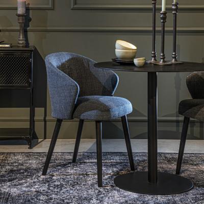 Dutchbone Eetkamerstoel 'Waldo', kleur Blauw