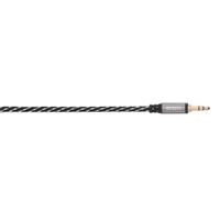 Avinity Audiokabel 3,5-mm Stek./stek. Stereo Stof Verguld 1,5 M