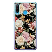 Huawei P30 Lite siliconen hoesje - Flowerpower