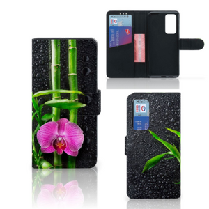 Huawei P40 Hoesje Orchidee