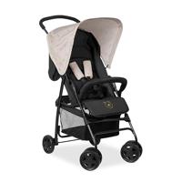 hauck Buggy Sport, Disney Pooh Rainbow Beige - vederlichte reisbuggy 5,9 kg - met ligfunctie voor kinderen vanaf de geboorte tot 15 kg - klein inklapbaar, grote boodschappenmand tot 3 kg