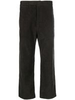 Thom Browne pantalon court en velours côtelé - Marron