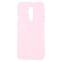 Shop4 - OnePlus 7T Pro Hoesje - Zachte Back Case Mat Roze