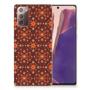 Samsung Note 20 TPU bumper Batik Brown