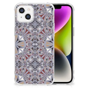 iPhone 14 Anti-Shock Hoesje Flower Tiles