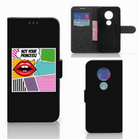 Motorola Moto G7 | G7 Plus Wallet Case met Pasjes Popart Princess - thumbnail