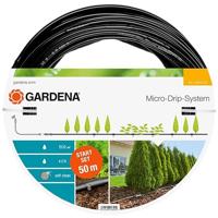GARDENA startset L voor rijplanten: Micro-Drip-systeem verlenging 50 m voor startsets voor plantenrijen, Eenvoudige installatie, Waterbesparende besproeiing (13013-20)