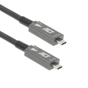 ACT Connectivity USB-C 3.2 Gen2 Active Optical Cable (AOC) aansluitkabel, 3m kabel