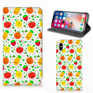 Apple iPhone Xs Max Flip Style Cover Fruits