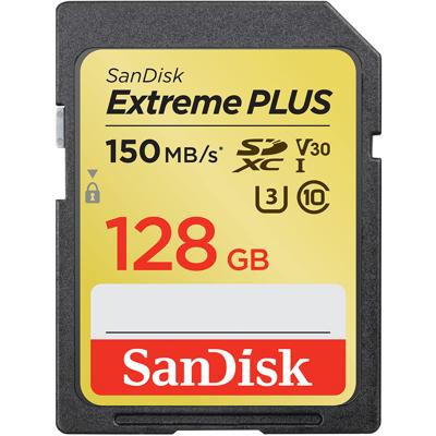 Extreme PLUS - Flashgeheugenkaart - 128 GB - Video Class V30  UHS Class 3  Class10 - SDXC UHS-I