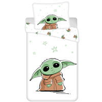 Star Wars Dekbedovertrek Baby Yoda - thumbnail