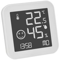 TFA Dostmann BLACK & WHITE Thermo- en hygrometer Wit - thumbnail