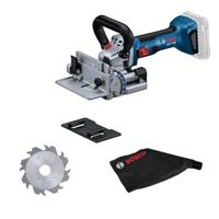 Bosch Professional 18V System acculamellenfreesmachine GFF 18V-22 (incl. schijffrees Ø 105 mm, stofzak, opsteekplaat, nokkensleutel, zonder accu/oplader)