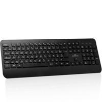 Bluestork KB Office R2 – draadloos toetsenbord, twee BT- / 2,4 GHz verbinding, Bluetooth-toetsenbord, pc, oplaadbaar, USB-C, 70 uur batterijduur, stil – Windows/tablet/mobiel – Franse AZERTY-lay-out