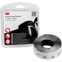 3M SJ352B Klittenband Om vast te plakken (l x b) 1.25 m x 25 mm Zwart 1 stuk(s) - thumbnail