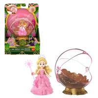 ​Mattel Universal Pictures' Wicked Glinda's Zwevende Luchtbel, speelset met voertuig en kleine pop Glinda in haar bekende look, geïnspireerd op de film, JFM25