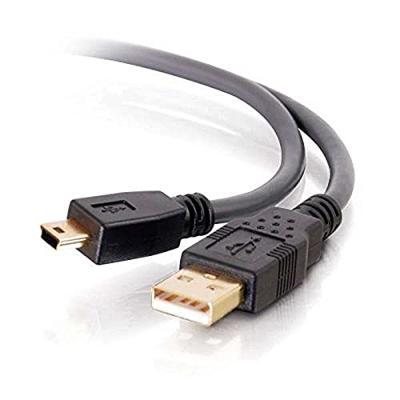 C2G/Cables to Go 29653 Ultima USB 2.0 A naar Mini-B kabel, houtskool (5 Meter)