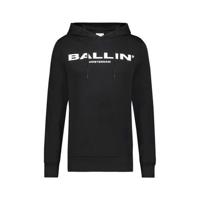 Ballin hoodie met tekst zwart