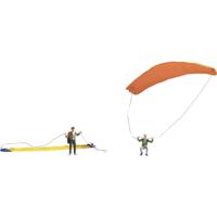 NOCH 15886 H0 Paragliders figuren Geverfd, Staand - thumbnail