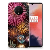 OnePlus 7T Silicone Back Cover Vuurwerk - thumbnail