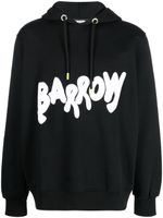 BARROW logo-print cotton hoodie - Noir - thumbnail