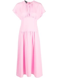 Boutique Moschino robe mi-longue à coupe évasée - Rose