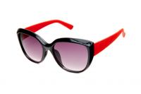 Kost zonnebril dames vlinder zwart/rood/paars (20 056)