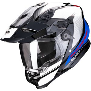 SCORPION ADF-9000 Air Trail, Dual sport helm, Zwart-Blauw-Wit