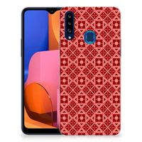 Samsung Galaxy A20s TPU bumper Batik Rood