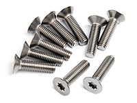 Titanium flat head screw m5x20mm (10pcs)