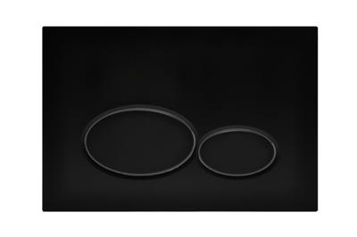 Mueller drukplaat voor oa UP320 inbouwreservoir mat zwart Mueller drukplaat voor oa UP320 inbouwreservoir mat zwart