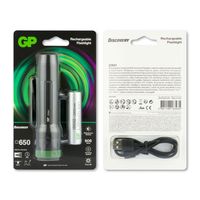 GP CR41 oplaadbare zaklamp 650 lumen - thumbnail