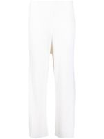 Allude pantalon en cachemire à coupe ample - Blanc