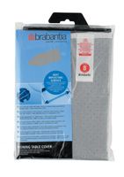 Brabantia Strijkplankhoes B, 124x38 cm, toplaag - Metallic