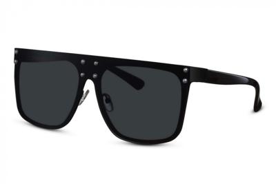 CWI zonnebril dames rechthoekig volledig omrand cat.3 zwart/zwart CWI zonnebril dames rechthoekig volledig omrand cat.3 zwart/zwart