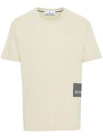 Stone Island t-shirt en coton à logo imprimé - Vert