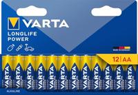 VARTA Longlife Power, Alkalinebatterij, AAA, Micro, LR03, 1,5V, 8+4-pack
