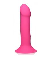 10X Squeezable Vibrating Dildo - Pink - thumbnail