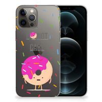 iPhone 12 Pro Max Siliconen Case Donut Roze