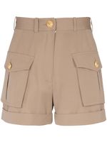 Balmain short à taille haute - Tons neutres