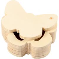 Creotime sieradendoosje/bewaardoosje vlinder unisex 10 x 4 cm