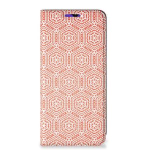 Samsung Galaxy A13 (5G) | Samsung Galaxy A04s Hoesje met Magneet Pattern Orange