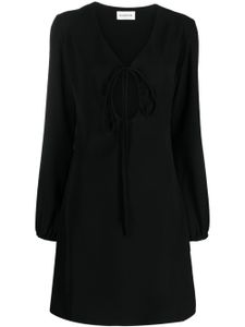 P.A.R.O.S.H. robe Abito à col v - Noir