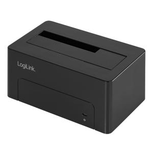 LogiLink QP0027 basisstation voor opslagstations USB 3.2 Gen 2 (3.1 Gen 2) Type-C Zwart