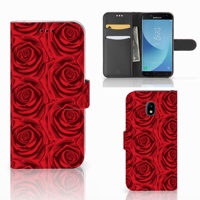 Samsung Galaxy J3 2017 Hoesje Red Roses